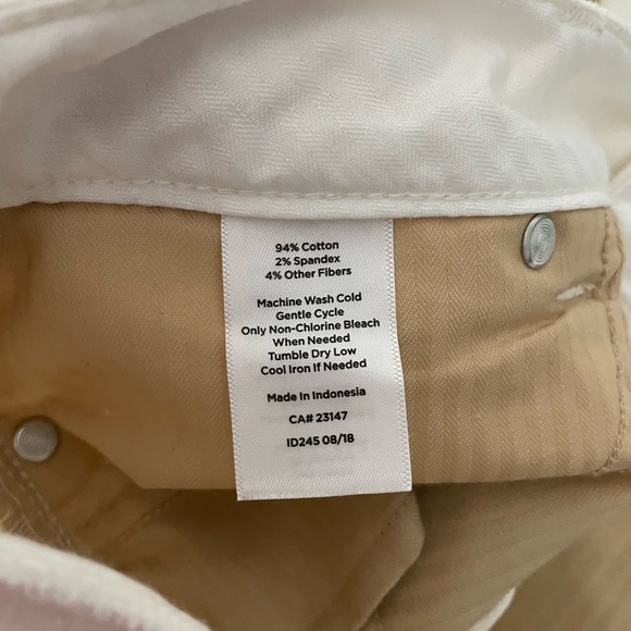 Talbot Womens Cream Jeans - Picture 4 of 5